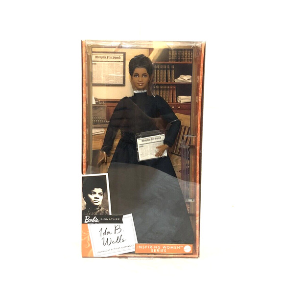 Mattel Barbie Signature Ida B. Wells Barbie Inspiring Women Fashion Doll Sealed - Picture 1 of 9